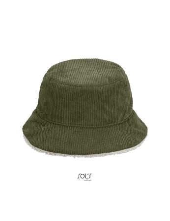  Καπέλο τύπου ψαρέματος 2 όψεων (Bucket 2in1 03998) chaki